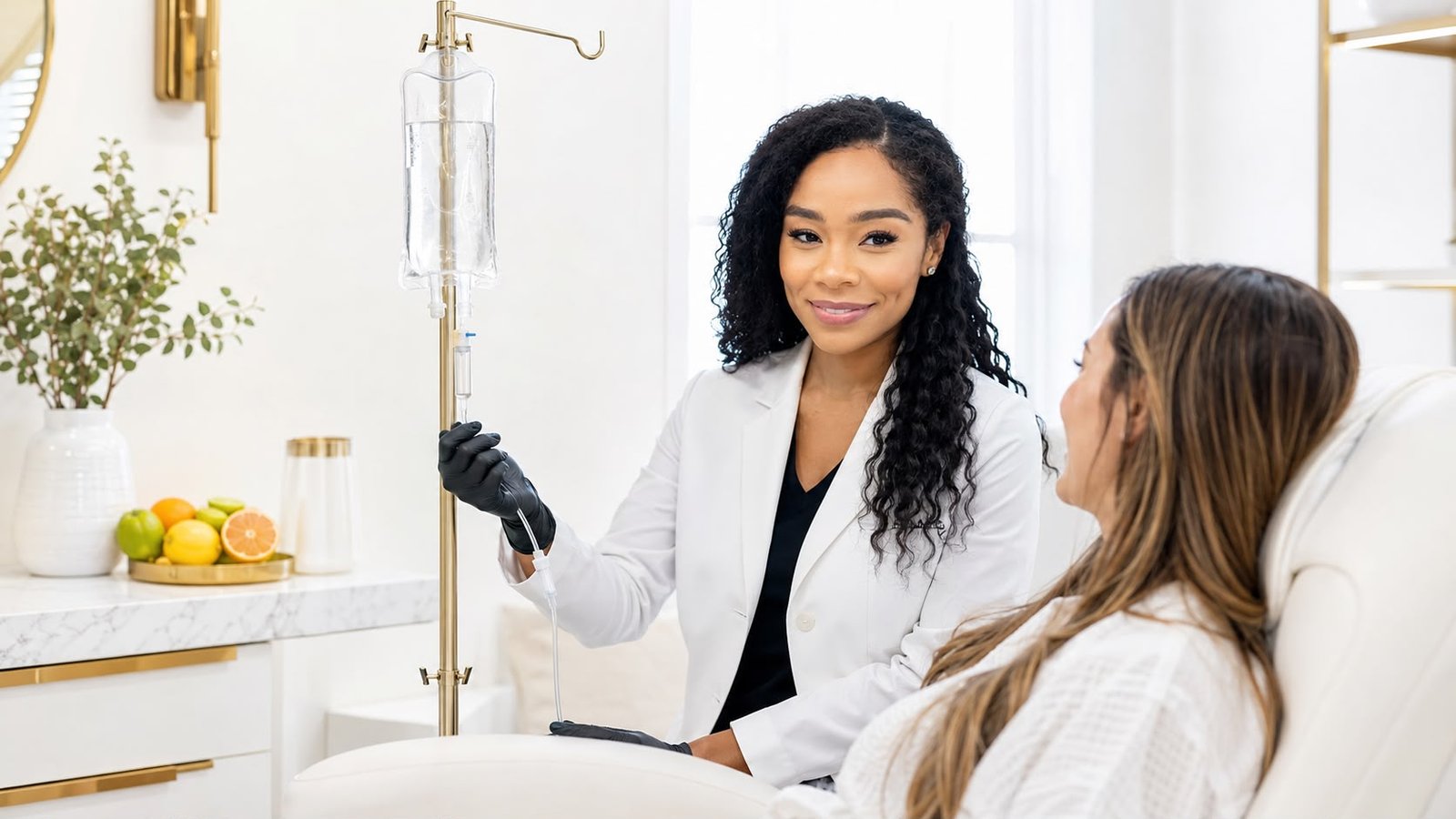 Immunity and energy IV therapy infusion at Vignieri Aesthetics in Morris Park, Bronx NY