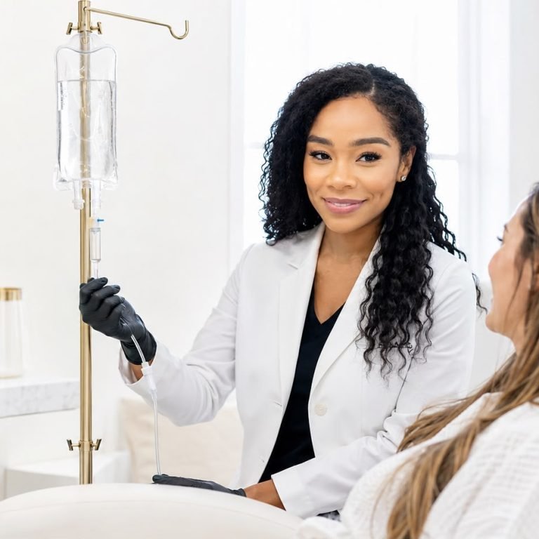 Immunity and energy IV therapy infusion at Vignieri Aesthetics in Morris Park, Bronx NY